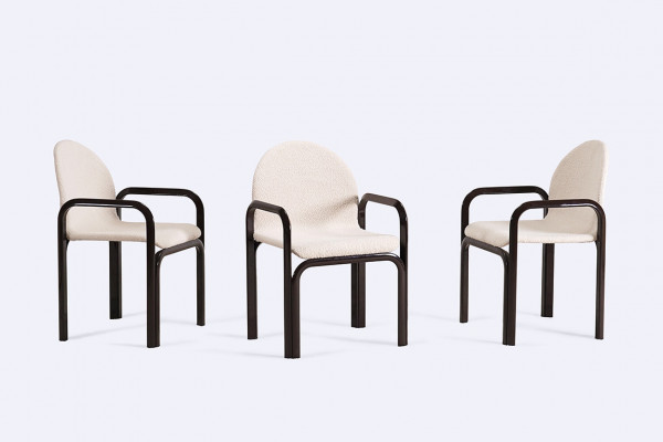 gae aulenti knoll armchair chair italy wool design 1970 1960