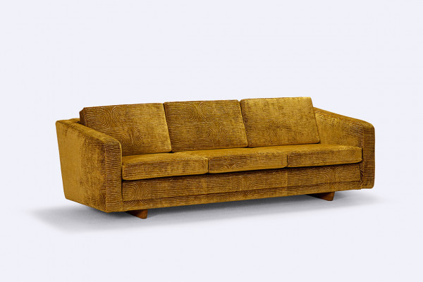 borge mogensen fredericia danish sofa velvet 205 1960 1958