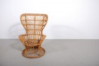 Gio Ponti et Lio Carminati Bonacina 1950 rotin osier bamboo