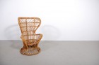 Gio Ponti et Lio Carminati Bonacina 1950 rotin osier bamboo