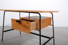 Bureau Pierre Paulin CM 178 ST 280 Thonet chêne metal 1953