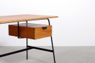 Bureau Pierre Paulin CM 178 ST 280 Thonet chêne metal 1953