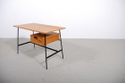 Bureau Pierre Paulin CM 178 ST 280 Thonet chêne metal 1953