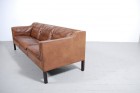 Borge Mogensen Fredericia Furniture canapé cuir teck danois