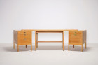 borge mogensen lauritsen oak desk vintage danish design 1950